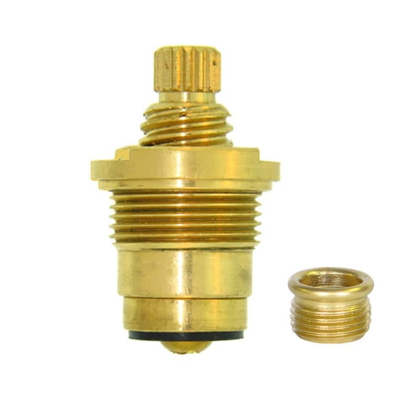 Everbilt 1-5/8 in. 16-Point Broach Cold Water Replacement Faucet Stem for Gerber 98-689, Brass