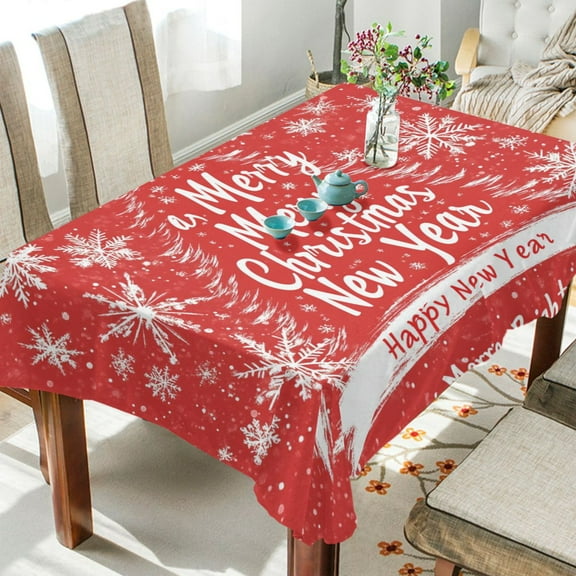 BZSMCE Square Tablecloth Design Merrh Christmas Pattern Pattern Tableclothes