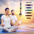 thumbnail image 5 of 7 Chakra Healing Crystal Hanging Decor Chakra Car Crystal Hanging Decorations Car Hanging Ornament Chakra Hanging Decor Chakra Ornament Chakra Stones, 5 of 5