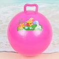 thumbnail image 5 of Handle Ball Handle Hopper Ball With Cartoon Pattern Bouncing Inflatable Toy Random Color, 5 of 6