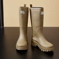 thumbnail image 6 of Mepaouo Women's Tall Rain Boots Waterproof Rubber Wide Calf Non Slip Knee High Garden Shoes(Green,7), 6 of 9
