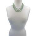 thumbnail image 3 of 60” Beaded and Hand Knotted 7-8MM Natural Green Aventurine in Matte Finish Super Long or Triple Strand Versatile Length Mala Chakra Wrap-style Necklace. Unisex Long Matte Finish Gemstone Necklace., 3 of 3