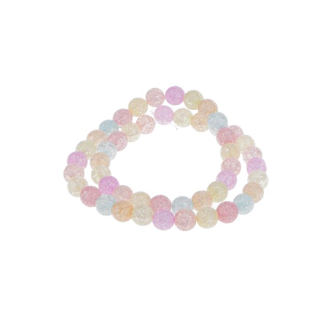 8 mm 50 piezas joyería multicolor cristal piedras preciosas redondas perlas sueltas accesorios Zulema Perlas sueltas