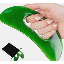 Large Gua Sha Massage Tool, Resin Guasha Scraping Tool Multi-Functional Handheld Lymphatic Drainage Drain Scraper, Sore Muscles Massager for Tension Knots Relaxation, Myo-fascial Release Treatment