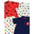 thumbnail image 7 of Sesame Street E for Elmo Baby Toddler Short Sleeve T-Shirt Polo Tee SEB057SS, 7 of 7