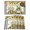 Green Yellow, variant on Sunflower Gnomes Placemats Set of 6, Spring Farmhouse Vintage Daisy Floral Leaf Placemats for Dining Table, Place Mats for Kitchen Tabletop, Waterproof Wipeable Dining Table Mats Set