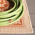 thumbnail image 4 of SAFAVIEH Courtyard Kian Bordered Indoor/Outdoor Area Rug, Cream/Terracotta, 6'7" x 9'6", 4 of 12