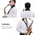 thumbnail image 3 of Saxophone Hide Substance Foldable Shoulder Suspender Strap Instrument Accessory, 3 of 8