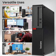 thumbnail image 4 of Lenovo ThinkCentre M720s SFF Desktop PC with Intel Core i5 Processor 16GB DDR4 RAM 256GB SSD Windows 11, Keyboard, Mouse, Wifi, Bluetooth Refurbished, 4 of 4
