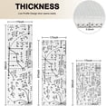 thumbnail image 4 of Math Equations Geometry Icons White Pattern Kitchen Rugs Sets Of 3,Kitchen Runner Rugs Non Skid Washable,Decorative Kitchen Floor Mats for Kitchen,Sink,Laundry,17"x30"+ 17"x47" + 17"x59", 4 of 6