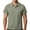 Army Green, variant on Men Shirts Side Striped Casual T-Shirt Workout Collared Golf Shirt Loose Fit Breathable Button Tops Spring Outfit