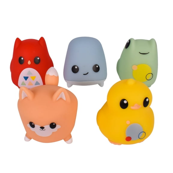Hopscotch Lane 5 Pack Light Up Animal Bath Toys | 6 Months & Older, Unisex
