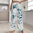 thumbnail image 2 of Pochacco Womens Comfy Pajama PJ Pants Lounge Pants Sleepwear Drawstring PJ Bottoms Pants, 2 of 7
