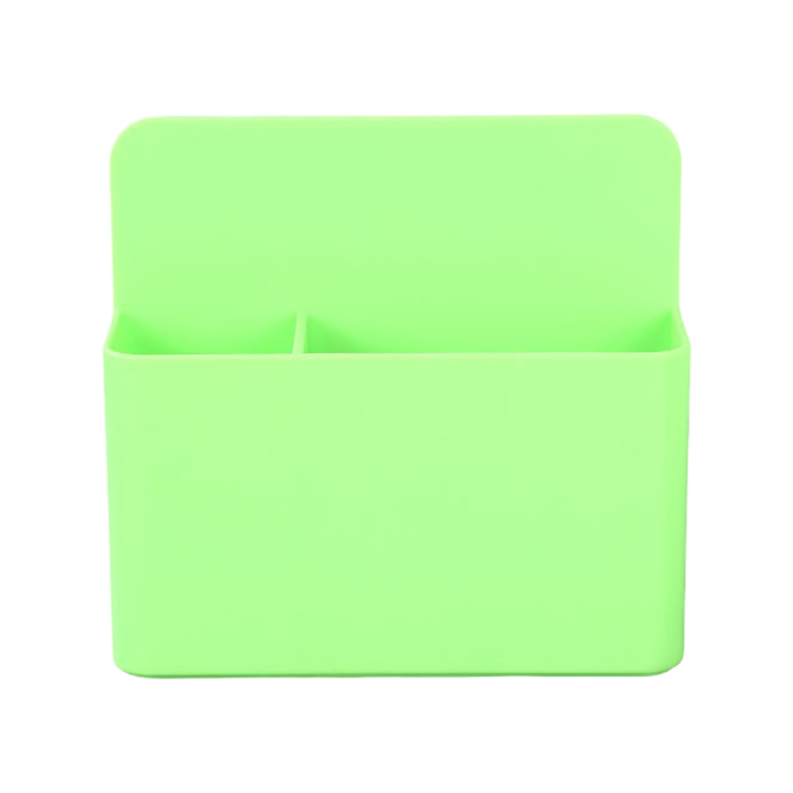 1-4PC Pen Holder Strong Storage Container Dry Erase Marker Holder with Generous Compartments for Whiteboard Refrigerator Locker Office Supplies 4.7x1.5x4inch