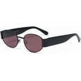 thumbnail image 1 of Lunettes de Soleil Rondes en Métal Rétro Polarisées pour Hommes et Femmes (Couleur : B, Taille : Medium), 1 of 4
