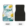 thumbnail image 2 of Naloa Daisy Flowers Car Foot Mat Set of 4 Pieces - Universal Floor Liner Neoprene Full Set Floor Mats for Cars Trucks SUV, 2 of 7