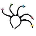 thumbnail image 2 of Fiudx Diadema de Bruja, Accesorio de Disfraz con Diseño de Antena Divertido, Accesorio de Fiesta Ligero y Ajustable, Suave y Cómodo para Halloween o Eventos Festivos, Divertido para Todas Las Edades., 2 of 6