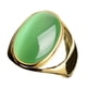 thumbnail image 1 of Anillo de acero inoxidable con piedra artificial ojo de gato Anillo de acero titanio, 1 of 5