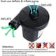 thumbnail image 2 of Electric Air Pump Portable Quick-Fill AC DC Inflator Deflator Pump for Air Mattress Inflatables Pool Floats Water Toy Raft Bed Boat Pool Toy with Nozz, 2 of 4