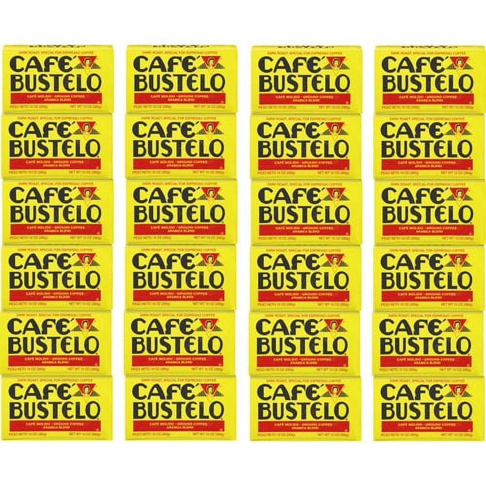 Caf Bustelo Dark Roast Ground Coffee Ground Arabica - Dark/Bold - 10 oz Per Can - 24 / Carton