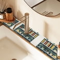 thumbnail image 2 of Yayeee Faucet Mat for Kitchen Sink 30" Diatomite Long Splash Guard Pad, White Shelf, 2 of 7