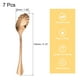thumbnail image 2 of Cucharas de Café Unique Bargains 7uds Acero Inoxidable Concha Forma Rosa Oro, 2 of 7