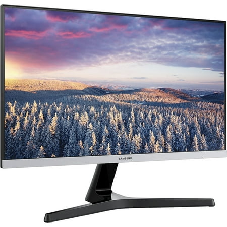 Samsung - 24" LED FHD AMD FreeSync Monitor with bezel-less design (HDMI, D-sub) - Black