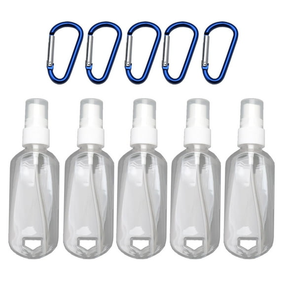 Travel Bottles Keychain Plastic Keychain Bottles,Fine Mist Bottle,Portable Empty Container,Plastic Bottle Keychain