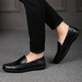 thumbnail image 7 of Slip On Men's Casual Leather Loafers Comfortable Breathable Driving Dress Shoes, 7 of 7