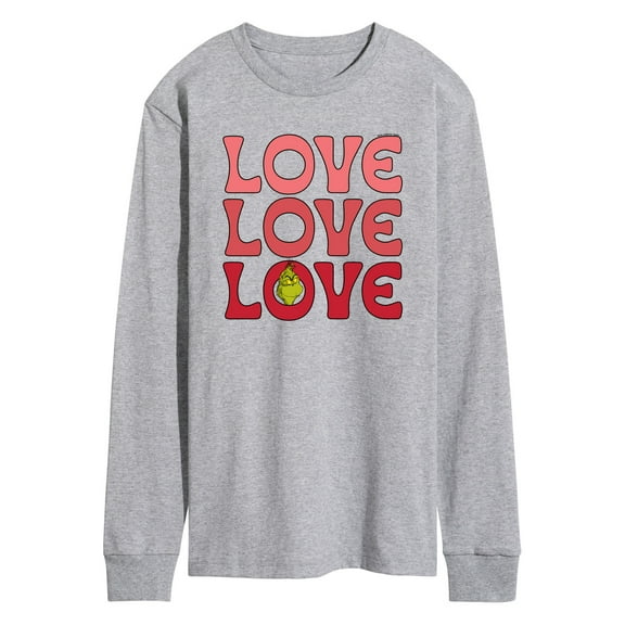The Grinch - Grinch Love Stack - Men's Long Sleeve T-Shirt