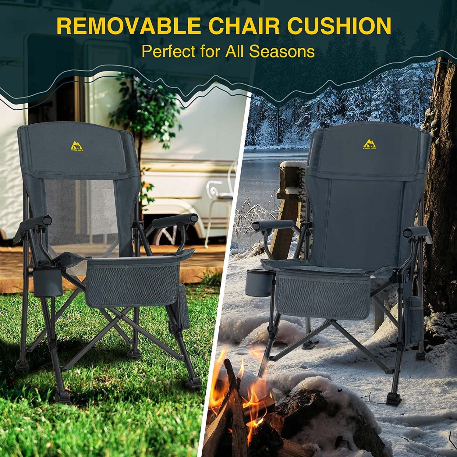 Heated Chair Cushion Camping Chairs for Office School Car Outdoor Supplies Portable Cordless Rechargeable Stadium Seat, Size: 33, Beige