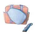 thumbnail image 2 of Vsenkes Pickleball Bag Large Capacity Racket Bag Bag for Women Men Pink and Blue, 2 of 9