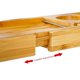 thumbnail image 5 of Bandeja extensible para bañera, estante de almacenamiento ajustable, estante multifunción para toallas y fregadero, impermeable y retráctil, apto para, 5 of 8