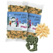 Pastabilities Snow Days Pasta, Fun Shaped Snowman & Snowflake Noodles for Kids and Holidays, Non-GMO Natural Wheat Pasta 14 oz 2 Pack