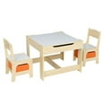 thumbnail image 4 of DEELLEEO Children's Wooden Table And Chair Set With Two Storage Bags (One Table And Two Chairs), 4 of 5