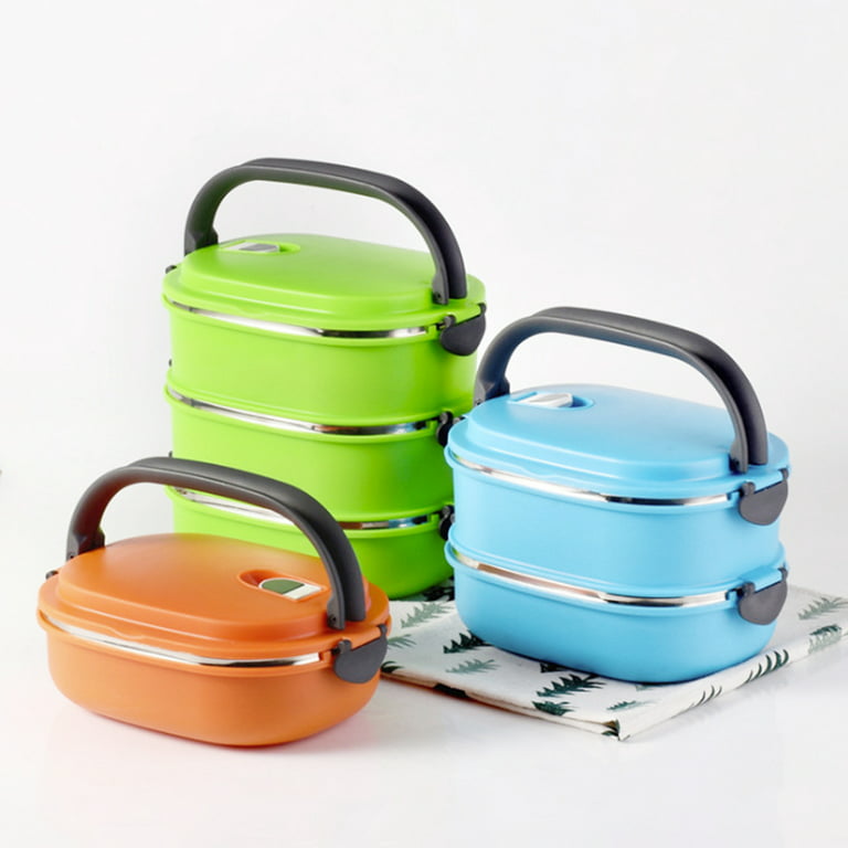 1/2/3/4 Layer Stainless Steel Insulated Bento Lunch Box Container Leak  Proof