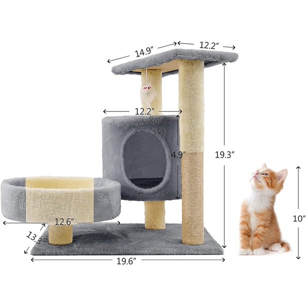 Cat Climbing Frame Cat Tree Stable Cat Tower with Scratching