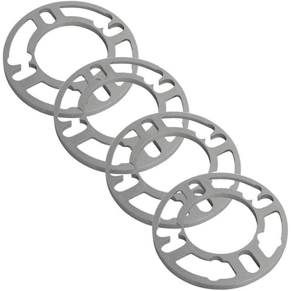 CWA 4X 5mm 3/16" 4 Lug 5 Lug 6 Lug Universal Wheel Spacers 4x100 5x4.5 5x4.75 6x4.5