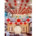thumbnail image 3 of kurtrusly Honeycomb Thickened Red Plastic Paper Lantern Decoration Indoor and Outdoor Wedding Celebration Tree Hanging Scene Layout, 3 of 7