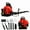 63CC 2 Cycle 665CFM 3HP 205MPH(Red) XL, variant on Gas Leaf Blower, 75.6CC 3.5HP 2 Stroke Backpack Leaf Blower, 900CFM , 210MPH , Powerful Clearing Performance and Ergonomic Harness System
