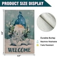 thumbnail image 3 of Christmas Welcome Garden Flag Floral Double Sided Vertical Rustic Farmhouse Yard Seasonal Holiday Outdoor Decor 12x18 Inch Y004, 3 of 6