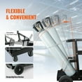 thumbnail image 6 of KFFKFF Welding Trolley, Dual-Level 4-Compartment Welder Trolley with a Load Capacity of 265 LBS, 360° Rotating Wheels, Cylinder Storage Safety Chains, Robust Mobile MIG Welder Trolley, 6 of 9