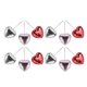 thumbnail image 4 of 12 bolas de espejo con forma de corazón pequeñas y reflectantes para colgar en la discoteca, adornos con forma de corazón para bodas, San Valentín y Navidad, 4 of 7