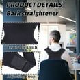 thumbnail image 3 of Posture Corrector for Adults and Kids, Adjustable Back Brace for Hunchback Correction, Spine Alignment & Shoulder Support, Comfortable Posture Correcter for Men and Women, 3 of 5