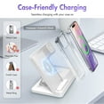 thumbnail image 5 of Wireless Charging Station,3 in 1 Wireless charger Compatible with iPhone 17 16 15 14 13 12 11 Pro Max Plus XS XR X 8,for Airpods 4 3 2 Pro,for iWatch 9 8 Ultra 2 SE 7 6 5 4 3 2, 5 of 12