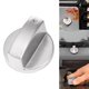 thumbnail image 2 of 6pcs Cooker Knobs,6mm Gas Stove Knobs Silver Stove Replacement Metal Knobs Accessories for Kitchen Gas Oven Knobs, 2 of 5