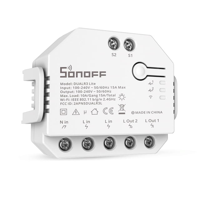 SUNOFF CORTIN CONTROL CONTROL MÓDULO SUNDAADE DUAL 3 MODOS SMART TIMER RELAY 3300W HOTEL Apartment Home Supplies Inteligentes seitruly HA011461-00B