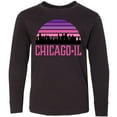 thumbnail image 3 of Inktastic Chicago Gifts Souvenirs for Kids Long Sleeve Youth T-Shirt, 3 of 5