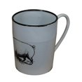 thumbnail image 1 of Cheungs 5013C Lacquered Finish Cup Decor with Black Rim - Pig, 1 of 1