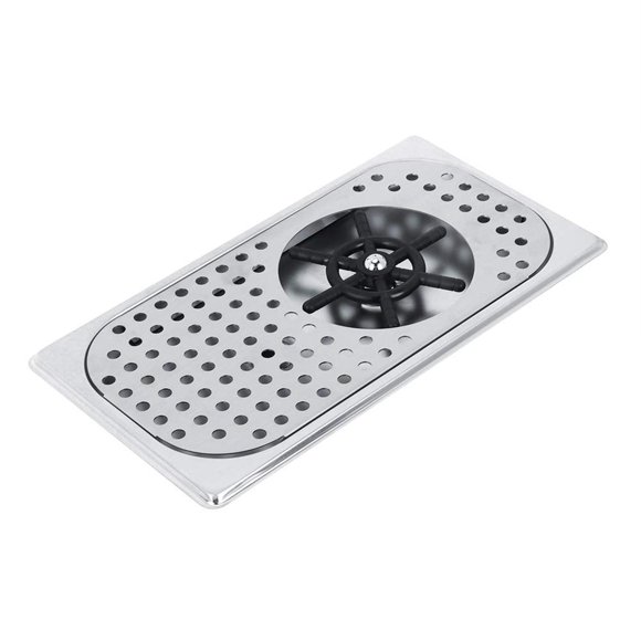 Enjuagador de Vidrio Barra Acero Inoxidable Lavador de Botellas Duradero para Cocina